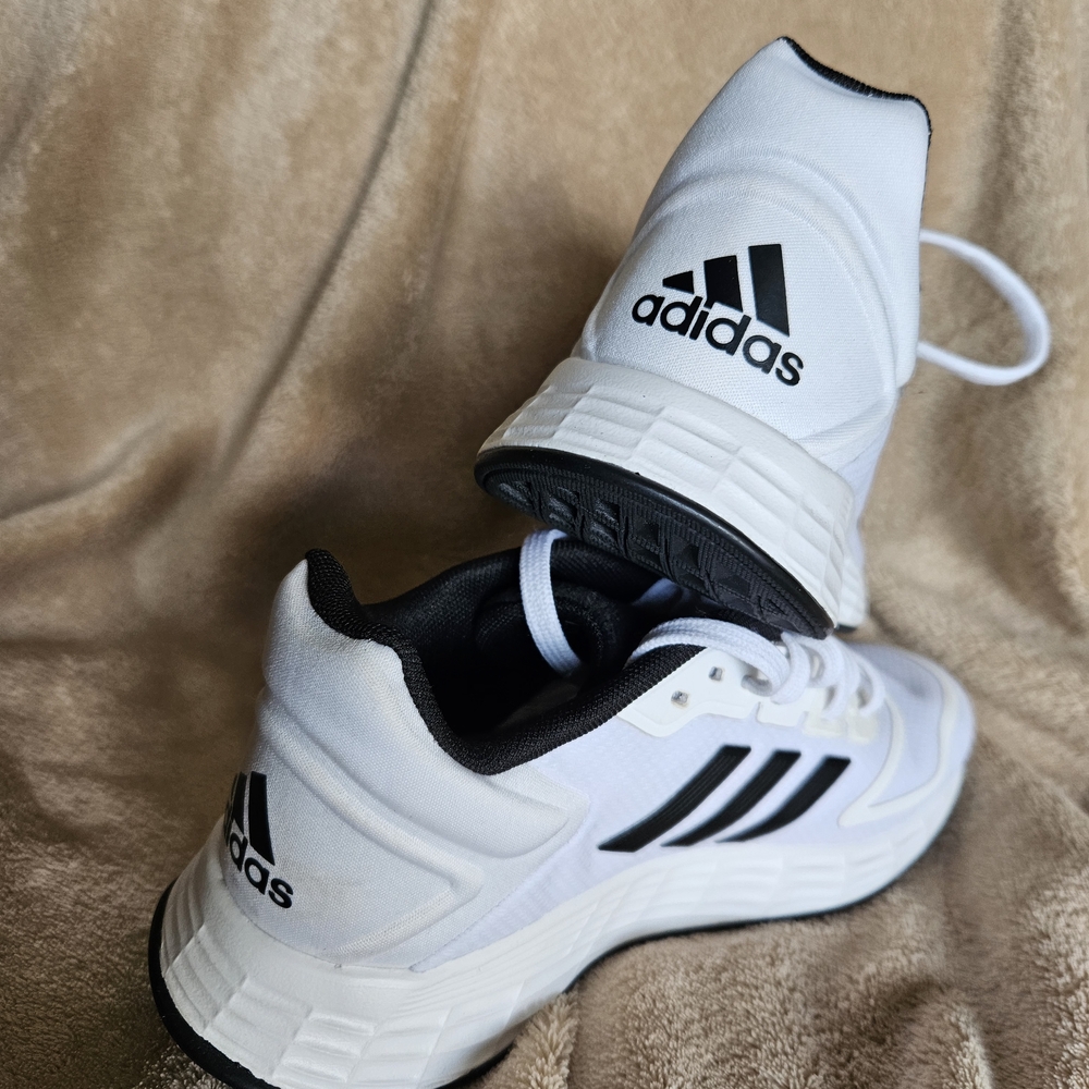 adidas Kids White and Black Sneakers - Picture 3 of 5